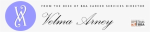 Bba Career Services Director, Velma Arney, Answers - Calligraphy #3452633