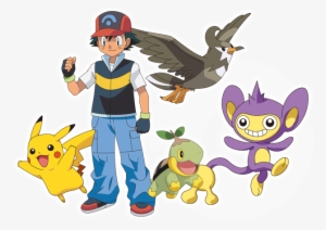 Pikachu - Aipom - Staravia - Turtwig - Pokemon Diamond Pearl Sticker Collection Pokemon Dk #3453556