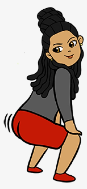 Twerk Emoji - Black Emojis #3454393