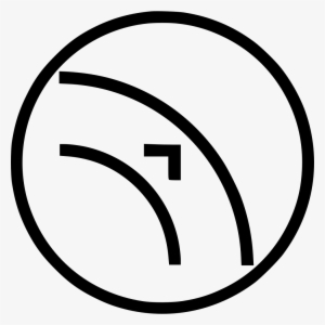 Outset Curve Object Path Arrow Up Adjust Border Comments - Hand Clipart Black And White #3454460