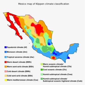 Mexico Map Of Köppen Climate Classification - Koppen Climate Classification Mexico #3454760