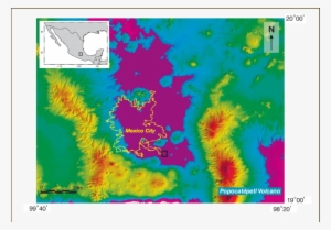 Location Map Of The Basin Of Mexico, Showing The Location - Chalco De Díaz Covarrubias #3455164