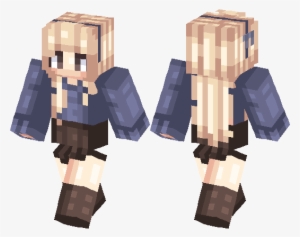 Minecraft Girl Skin With Sweater #3455522