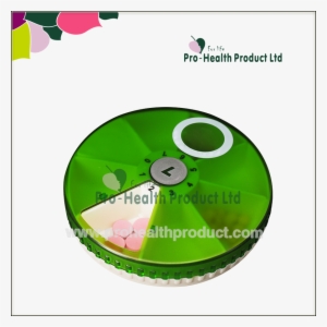 Ph1409 8 Compartments Travel Weekly Round Shape Pill - Pill Organizer #3456162