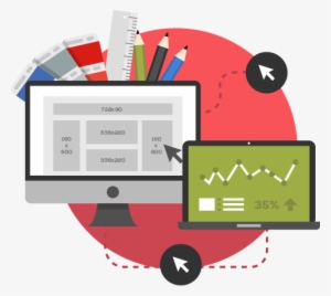 Web Banner Design And Development - Web Design And Development Clipart #3456749