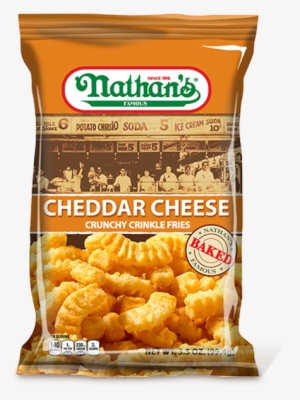 Cheddar Cheese Crunchy Crinkle Fries - Nathan's Famous #3457388