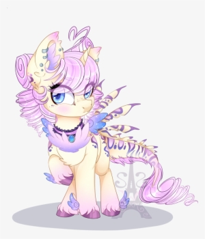 Silent Shadow Wolf, Female, Hybrid, Lionfish, Mare, - Cartoon #3458497