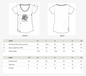 Scubalooks Lion Fish Rasta T-shirt Size Guide #3458694