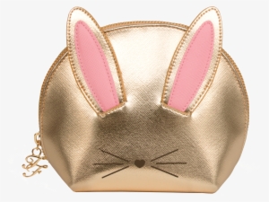Gold Cool Not Cruel Bunny Makeup Bag - Too Faced Cool Not Cruel Bag #3458804