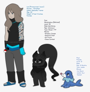 I've Doodled Los, In More Alolan-like Attire, With - Cartoon #3459510