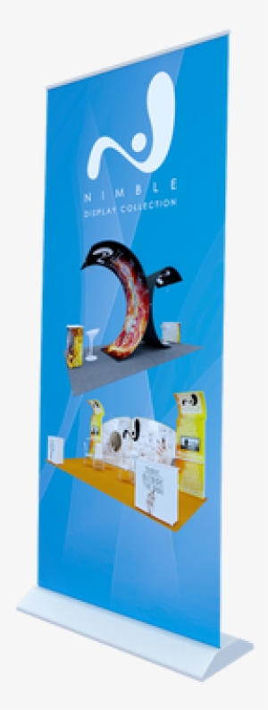 Single Sided Retracting Banner Stand - Cartoon #3459835