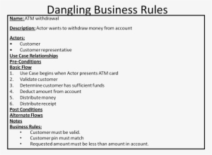 Figure 202 Use Cases Template Word - Business #3460060