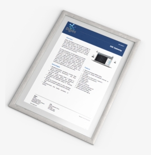 Consumer Software Datasheet Template - Website Wireframe #3460184