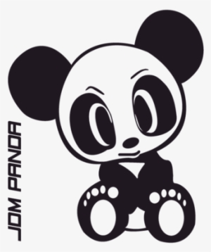 Black, Panda, And Jdm Image - Jdm Panda #3460939