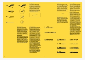 Lufthansa Corporate Design Identity - Lufthansa Corporate Identity #3461500