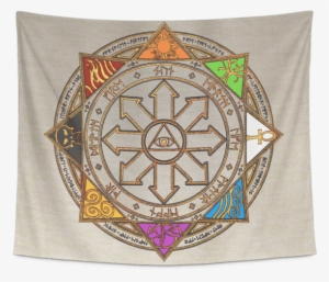 Magic Sigil Color Tapestry - Tapestry #3461688