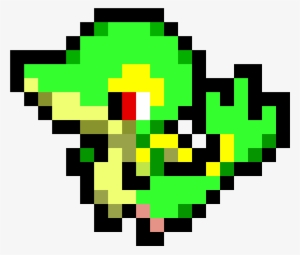 Snivy - Pixel Art Pokemon Snivy #3462109
