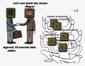 When A Jester Is Obvious In Low Level Ranked - Autistic Screeching Town Of Salem #3462398
