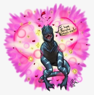 Notice Me, Senpai - Notice Me Senpai Dinosaur #3462680