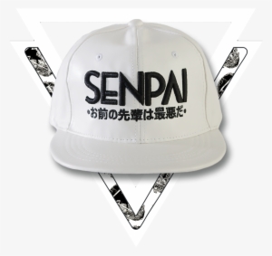 Last Chance ▿ Senpai Sucks White Snapback - Go Beyond Plus Ultra School Motto #3463089