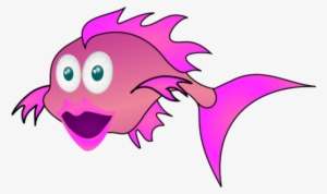 Fish Cartoon Smile Funny Vector Clip Art 4da9fc Clipart - Fish Clip Art #3464219