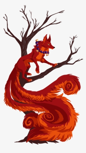 The Red Kitsune By Eliaowl-d5v9grd - Red Kitsune #3464636