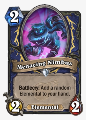 Menacing Nimbus Card - Menacing Nimbus Hearthstone #3464846