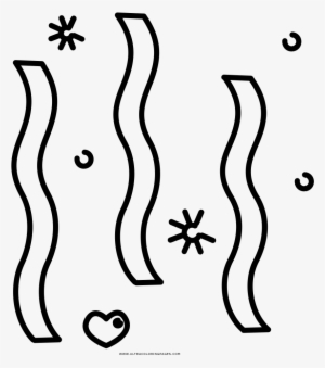 Streamers Coloring Page - Drawing #3464850 Streamers Coloring Page - Drawing #3464850