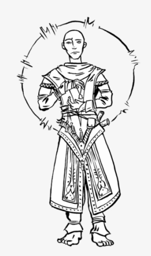 Clerics Are Spiritual Spellcasters Who Have A Connection - Cleric Drawing #3464913