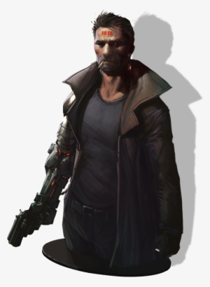 Dogeron Kenan, A Low Life Criminal Trying To Make It - Character Leather Jacket Art #3465273