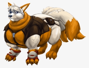 Round Kitsune - Cartoon #3465356
