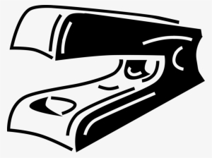 Vector Illustration Of Stapler Mechanical Device Joins #3465644