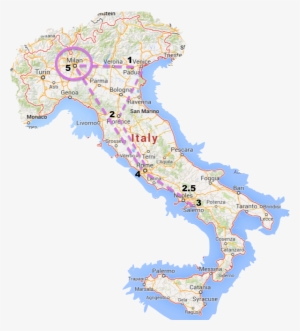 Map Of Italy - Small Map Of Ancient Rome #3465803