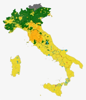 Figure 1 Majority Party By District, March 2018 Elections - Cuneo On Italy Map #3466224