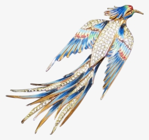 Corocraft Coro Craft Sterling Enamel And Pave Huge - Macaw #3466244