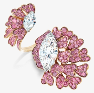 11 01 1830 Pink And White Diamond Ring 2 Copy - Pink And White Diamond Ring #3466979