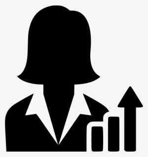 Woman Increase Statistics Increase Growth Arrow Comments - Presentation Woman Png Icon #3467219