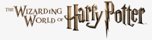 The Wizarding World Of Harry Potter - Harry Potter World Logo #3467400