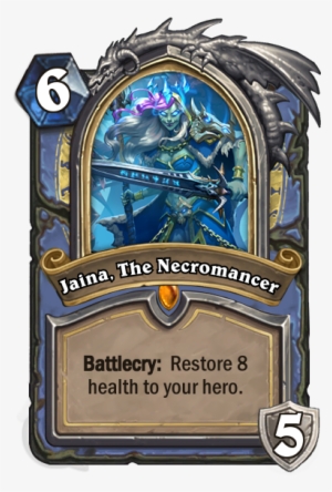 Jaina, The Necromancerfrozen - Hearthstone Frozen Throne Mage #3467401