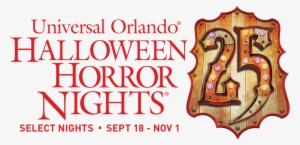 Halloween Horror Nights 25 Logo Universal Orlando Florida - Halloween ...