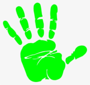 How To Set Use Hand Print Clipart - Transparent Clip Art Hand #3467871