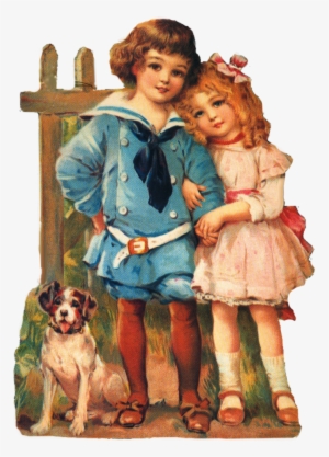 Victorian - Clipart - Victorian Boy And Girl #3469014