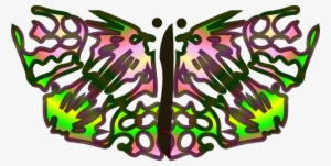 Butterfly From Star Svg Clip Arts 600 X 303 Px #3470168