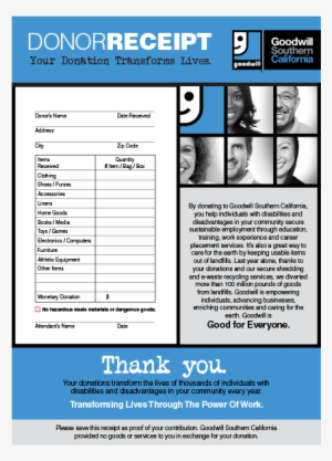 Donation E-receipts - California Donation Receipt #3470268