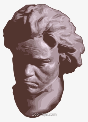 Ludwig Van Beethoven Royalty Free Vector Clip Art Illustration - London Symphony Orchestra / The Nine Symphonies #3470565