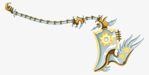 Simple Wing Of Justice , Wing Of Justice - Aqw White And Gold Weapons #3471737