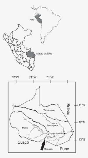 Ubicación Del Área De Estudio - Mapa Del Peru #3471913