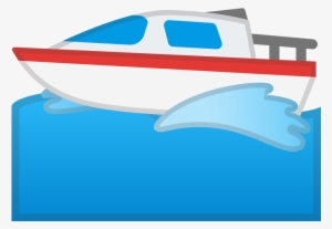 Motor Boat Icon - Emoji Barco #3472210