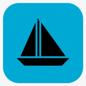 Flat Design Icon - Boat App Icon #3472341