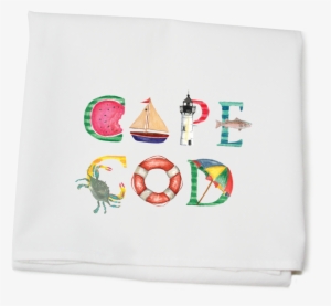 Cape Cod Illu-stated Flour Sack Towel - Flour Sack #3472362